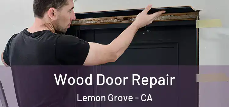 Wood Door Repair Lemon Grove - CA